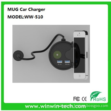 Electric 12V Auto Mug with USB Car Charger